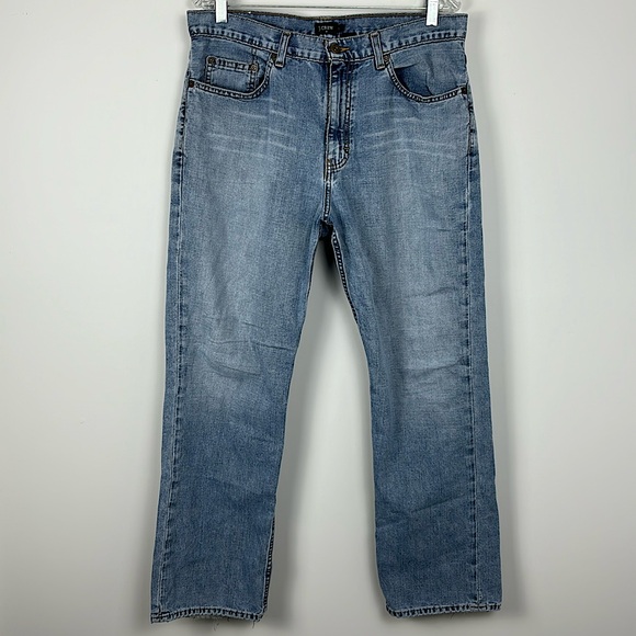 J. CREW MEN'S JEANS 34X30 STRAIGHT AZTECA VINTAGE BLUE - Picture 1 of 10